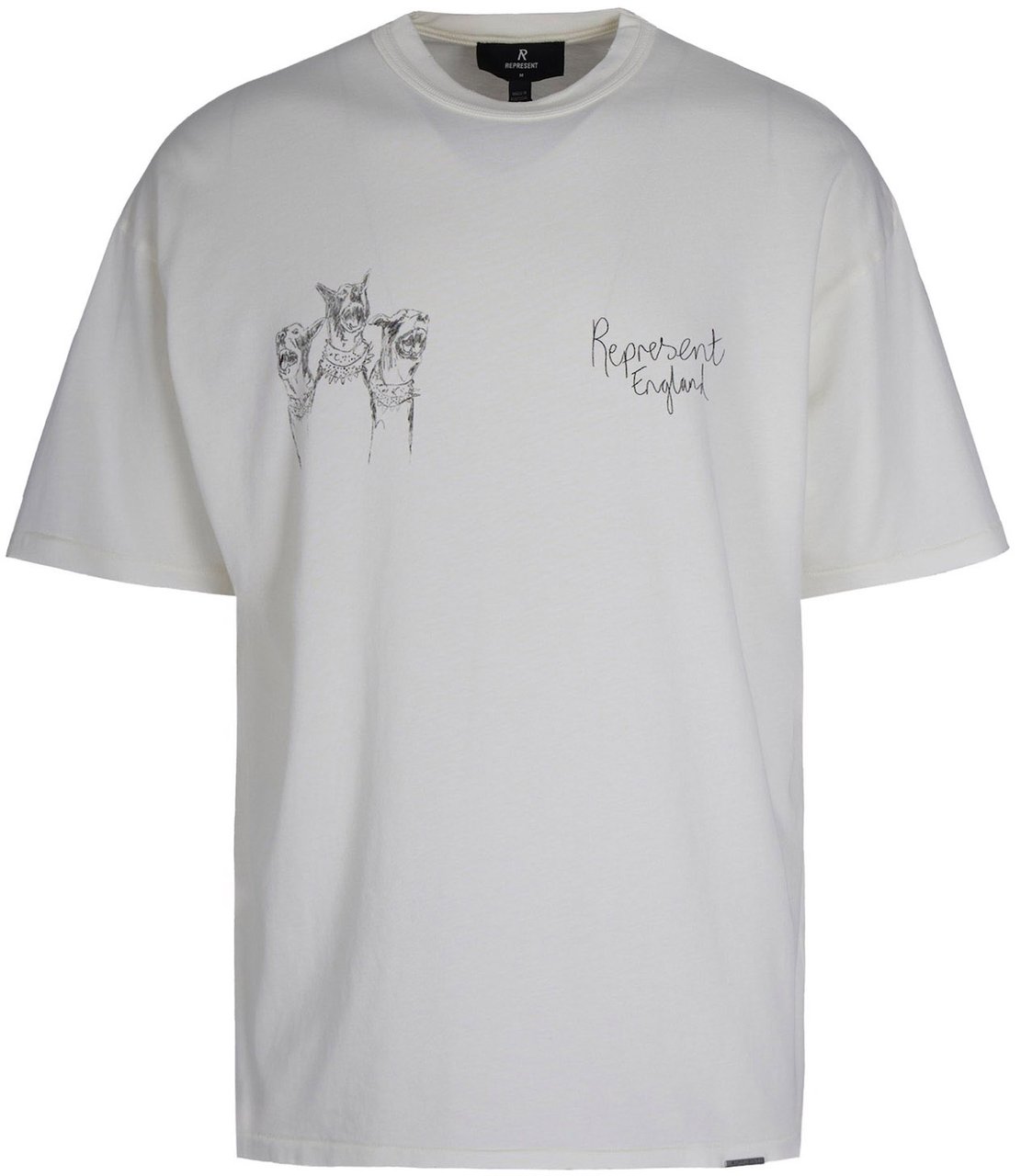 Represent T-Shirts And Polos Flat White Wit