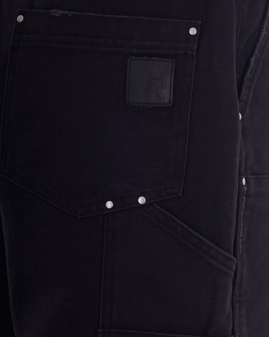 Represent Trousers Washed Black Zwart