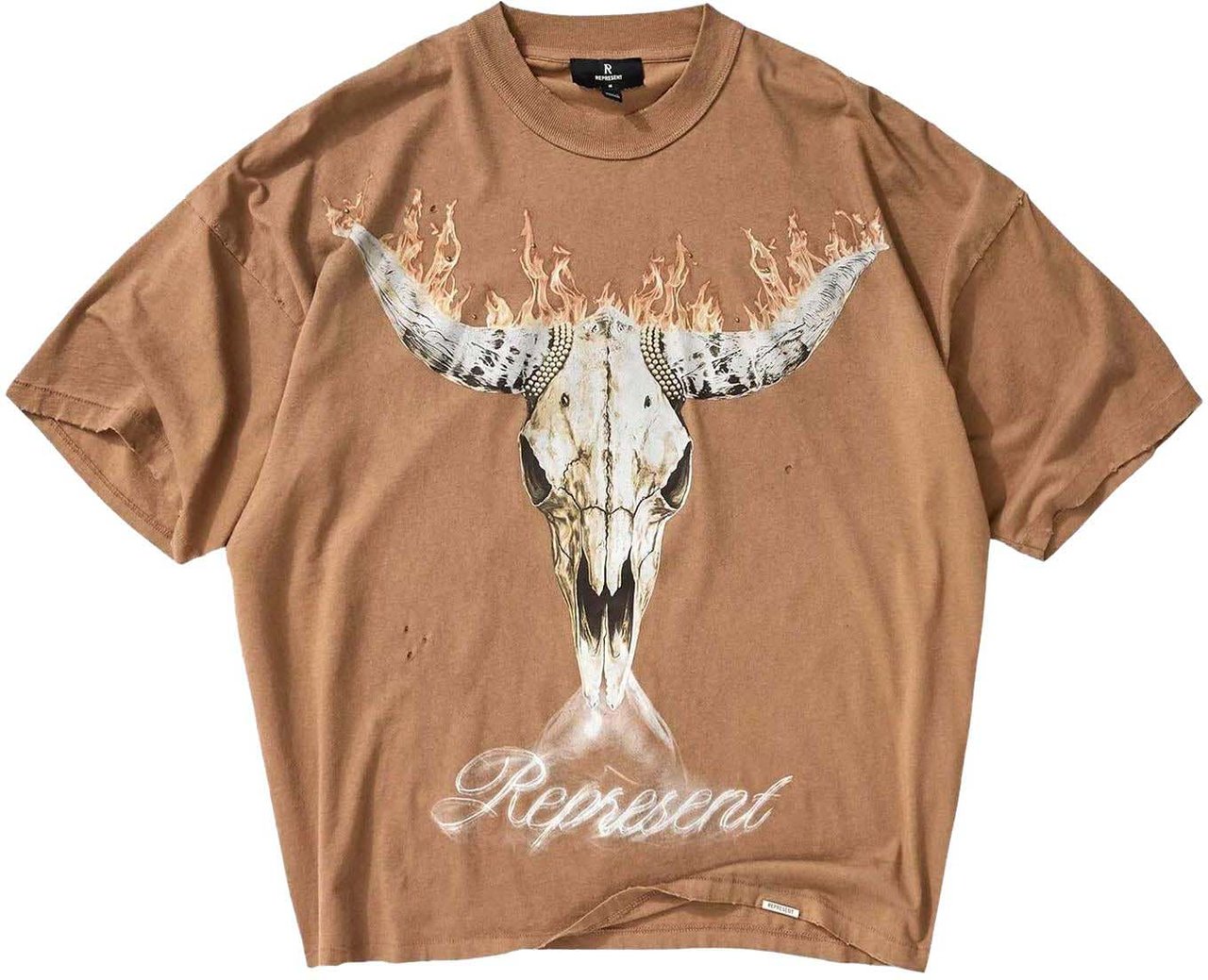 Represent Heren British Cowboys T-Shirt Bruin