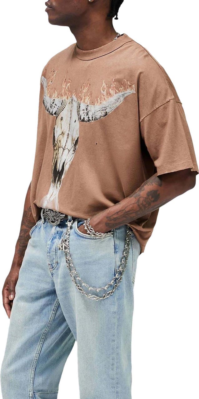 Represent Heren British Cowboys T-Shirt Bruin