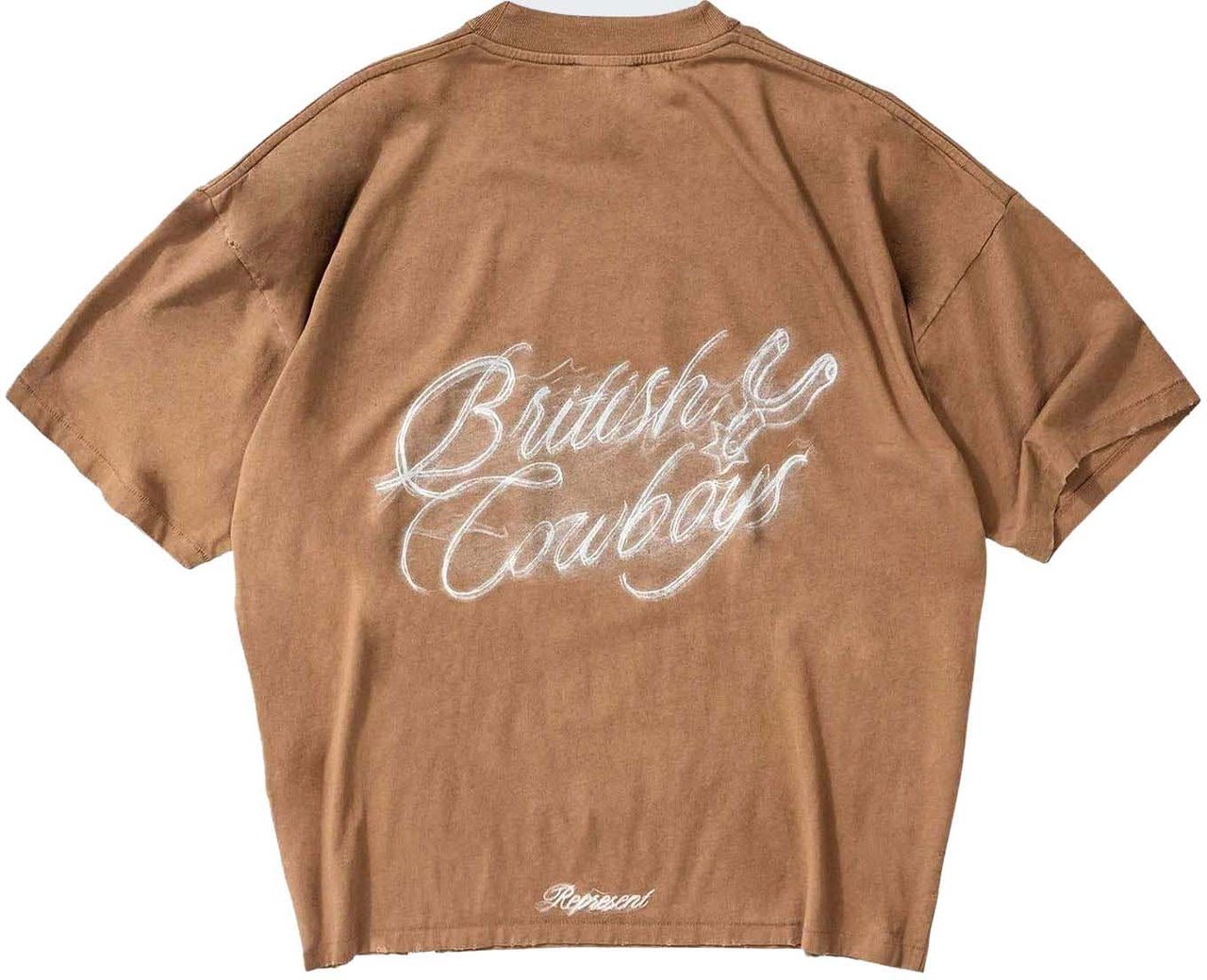 Represent Heren British Cowboys T-Shirt Bruin