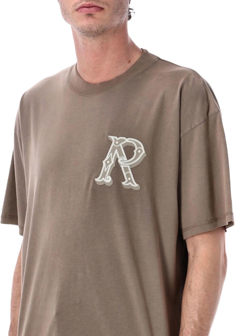 Represent Heren Western Initial T-Shirt Bruin