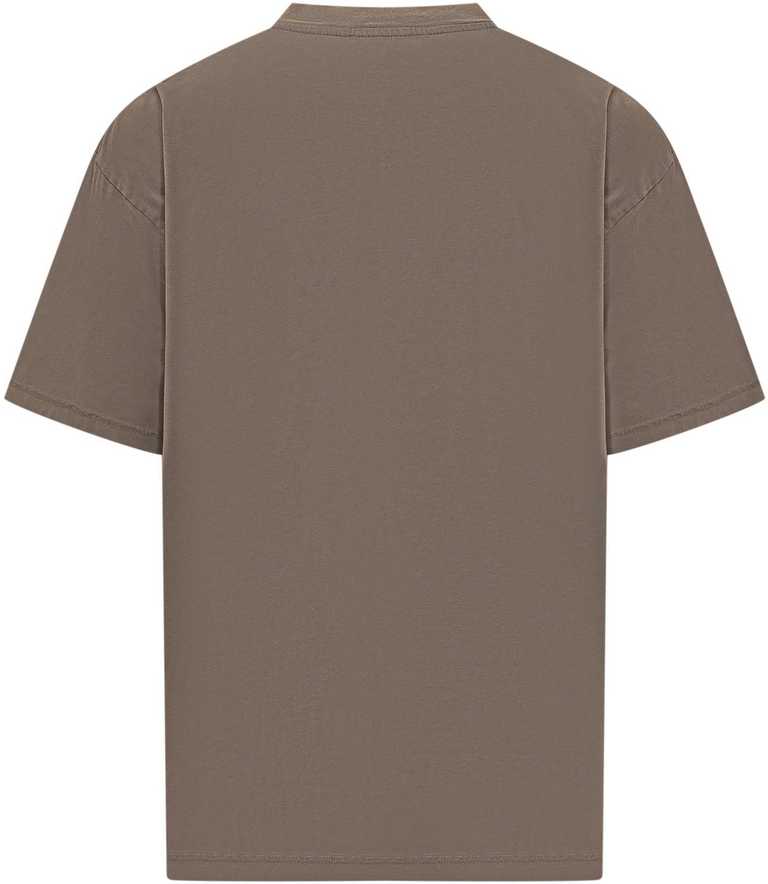 Represent T-shirt con Logo Ricamato Taupe