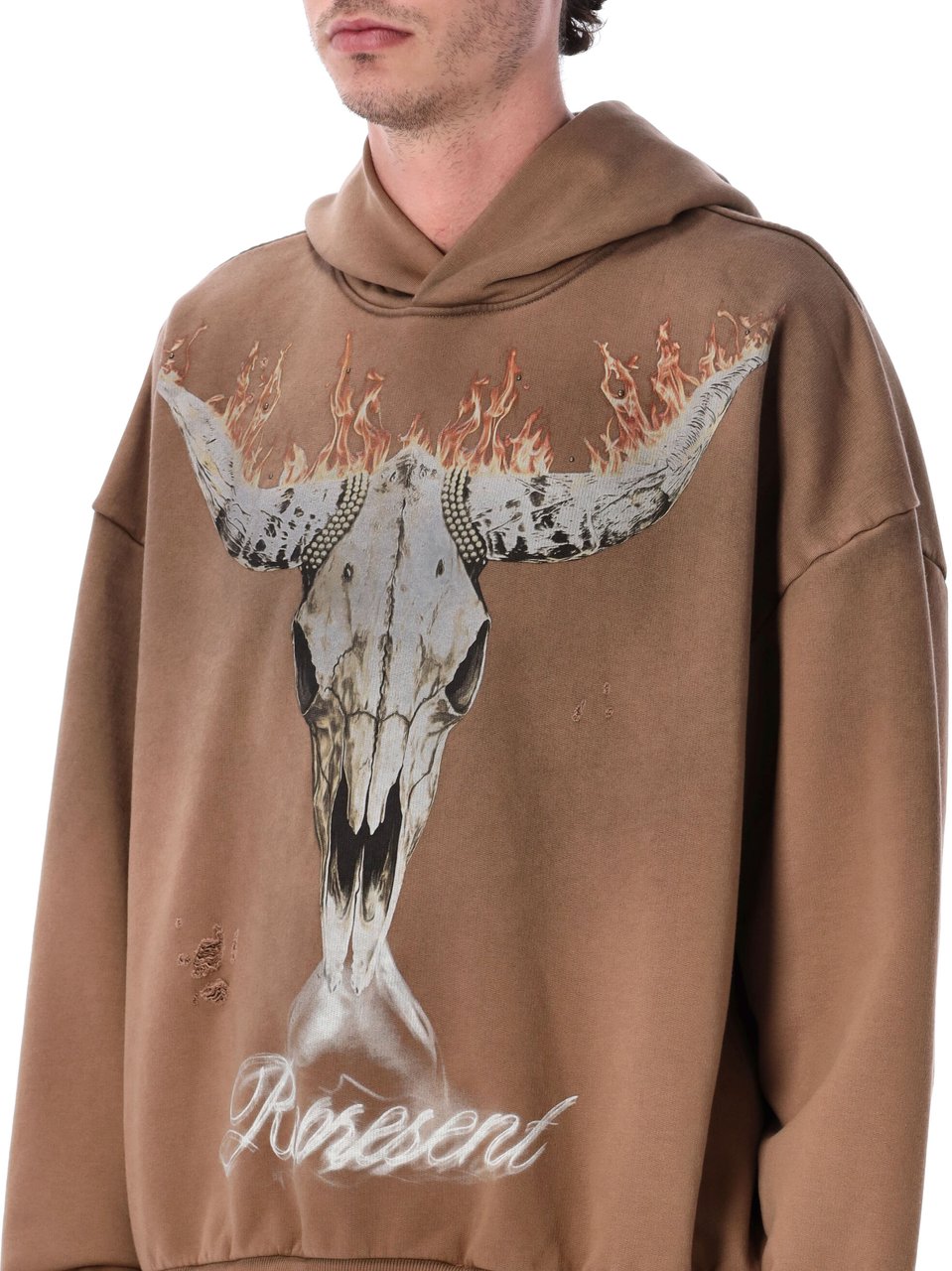 Represent British Cowboys Hoodie Dusty Brown Bruin