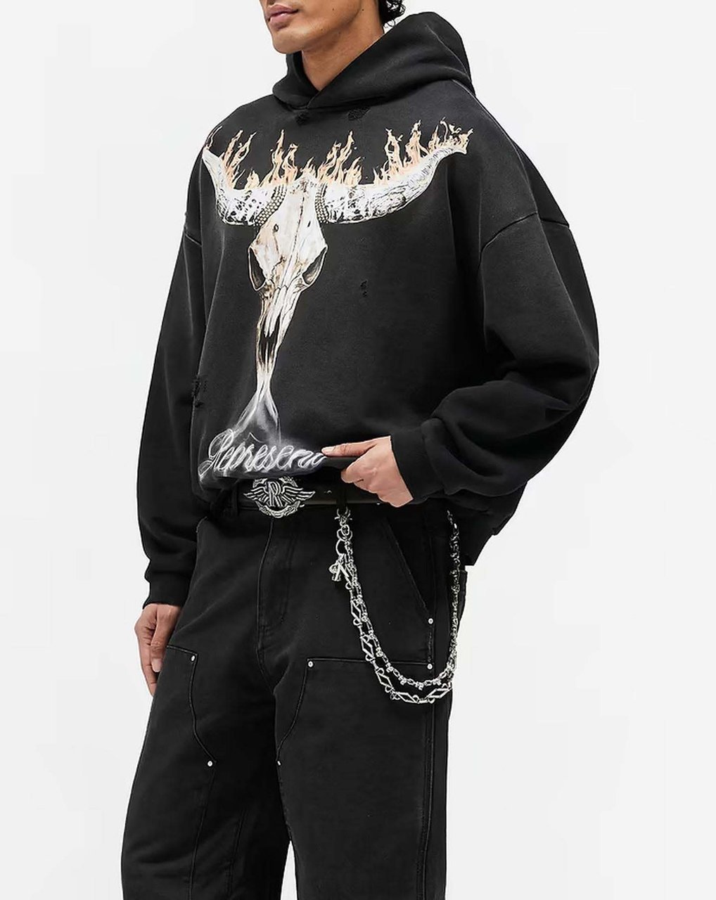 Represent Heren British Cowboys Hoodie Zwart