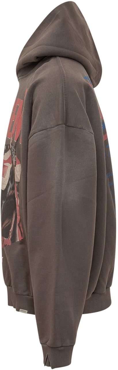 Represent Felpa con Cappuccio Dream On Tour con Stampa Dobermann Taupe