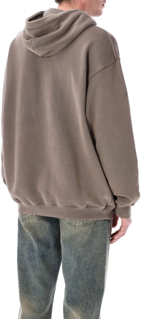 Represent Western Initial Hoodie Dusty Brown Taupe