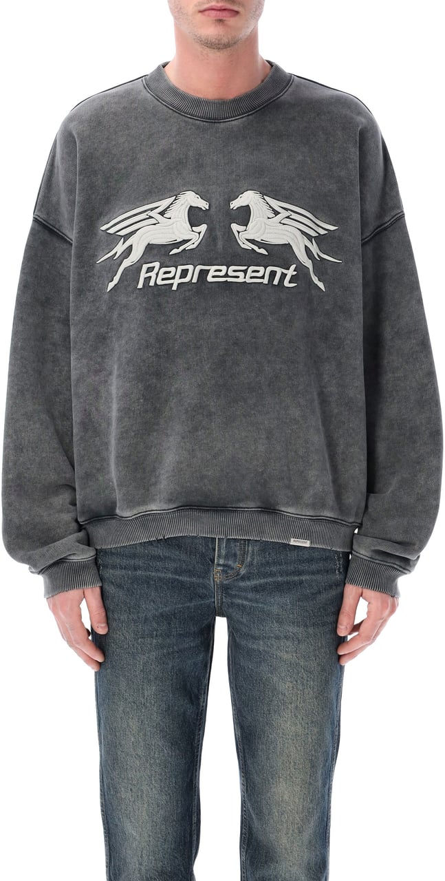 Represent Pegasus Sweatshirt Vintage Grey Donkergrijs