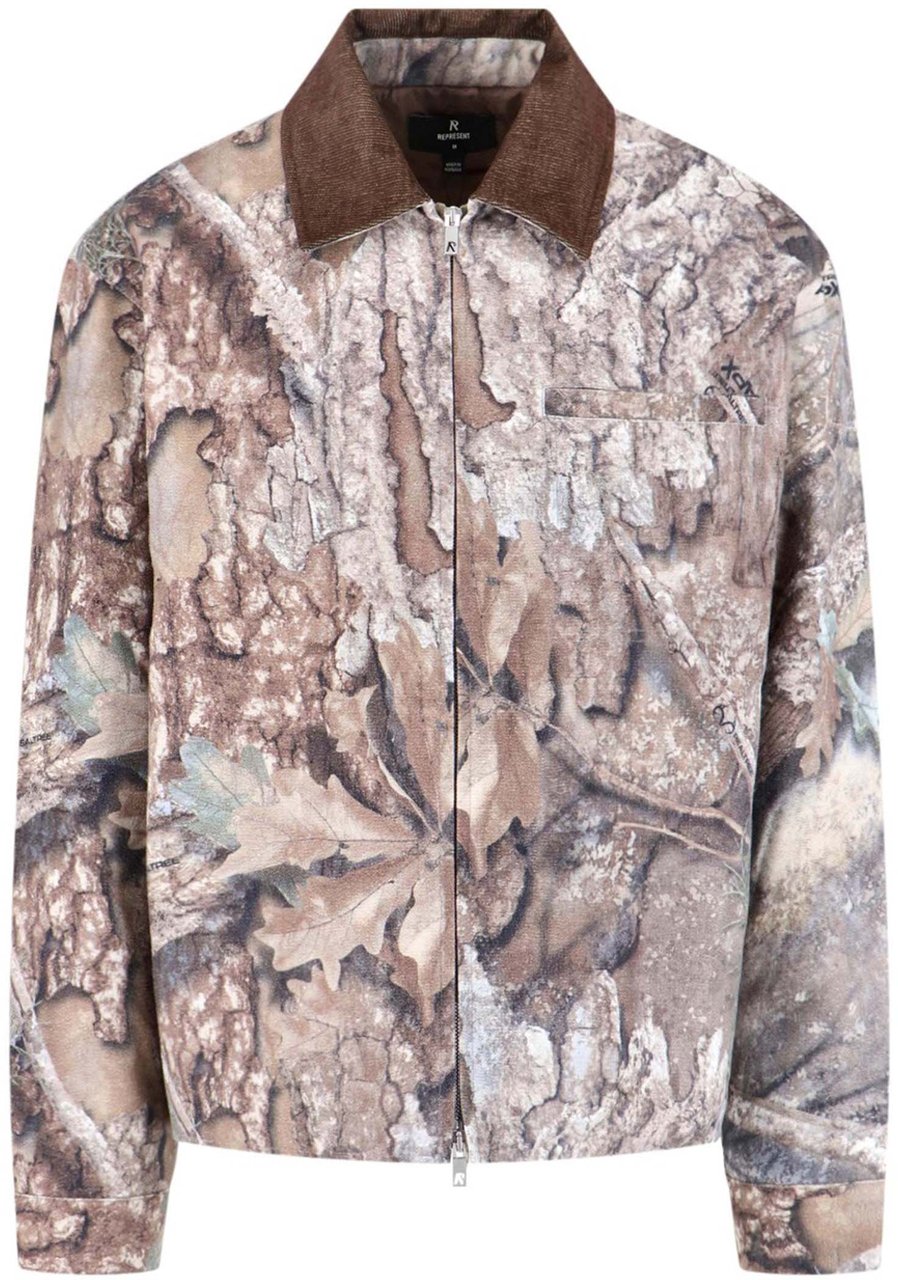 Represent Coats Camo Taupe