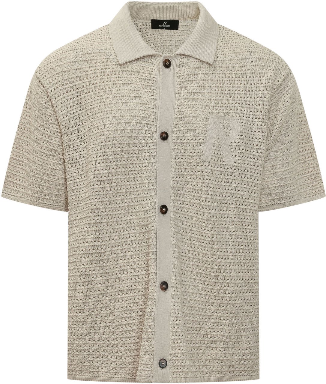 Represent Camicia in Maglia con Bottoni Wit