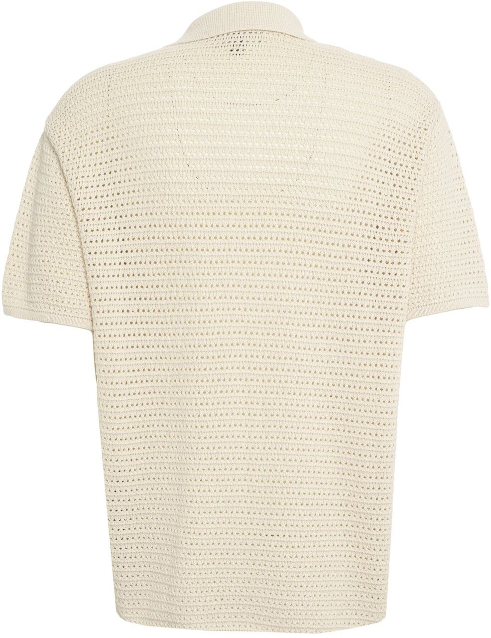 Represent Openwork knit shirt with logo detail Beige