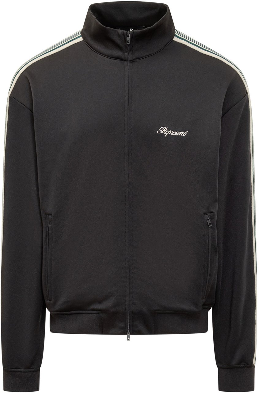 Represent Giacca Sportiva Con Bande Sulle Spalle Zwart