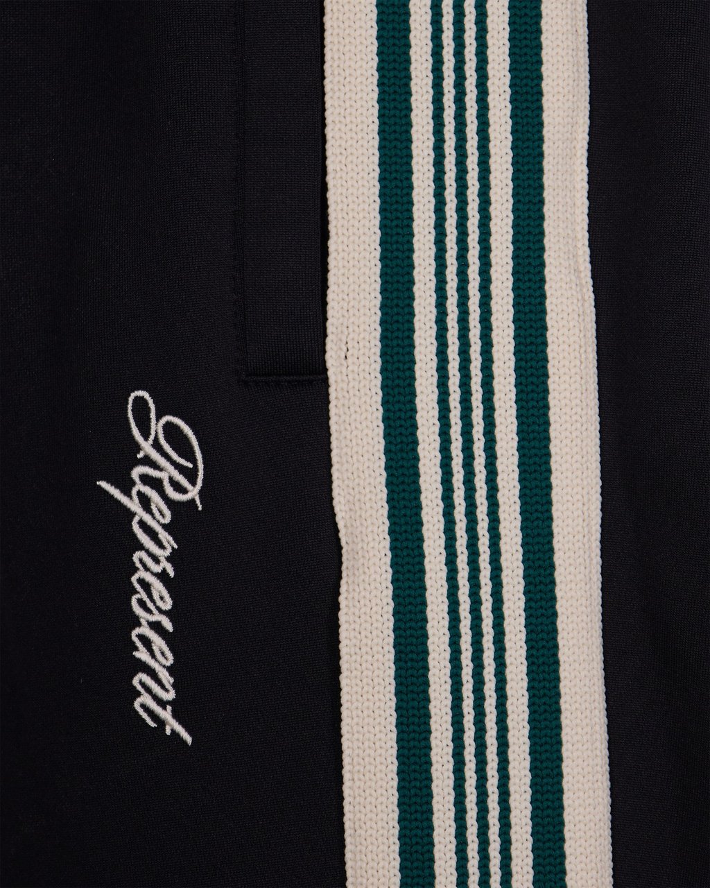 Represent Trousers Jet Black Zwart