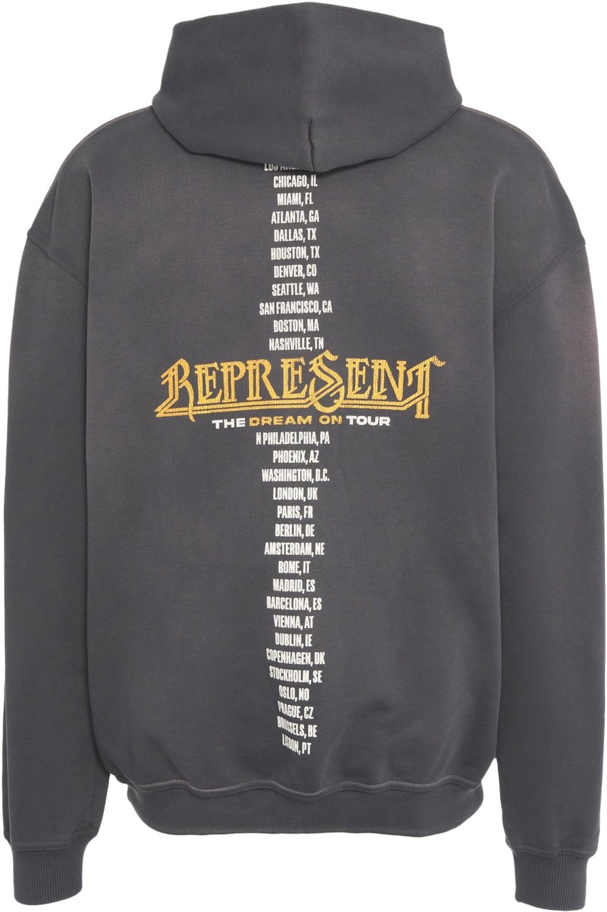 Represent Hoodie with print Grijs