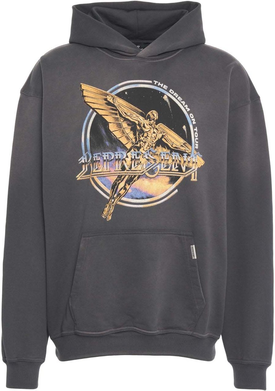 Represent Hoodie with print Grijs