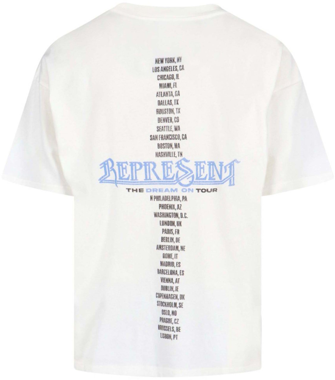 Represent T-Shirts And Polos Flat White Wit