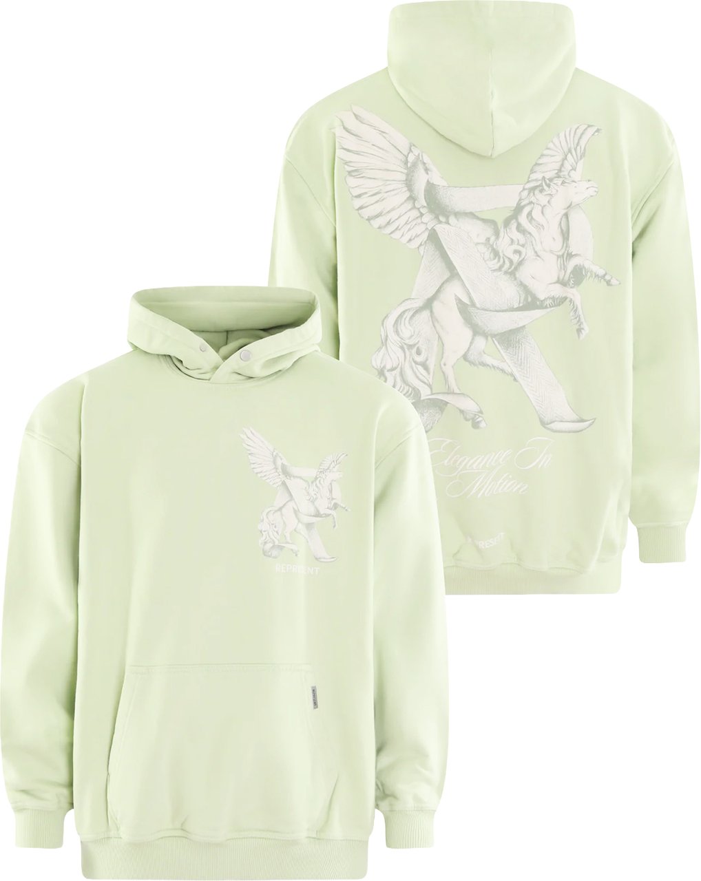 Represent Heren Elegance InMotion Hoodie Groen Groen