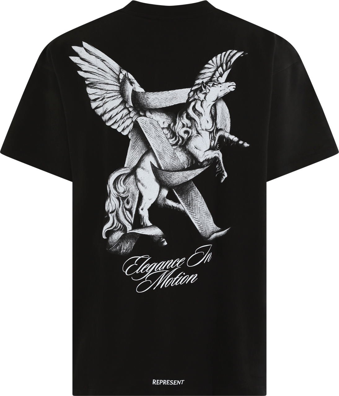 Represent Heren Elegance In Motion Shirt Zwart Zwart