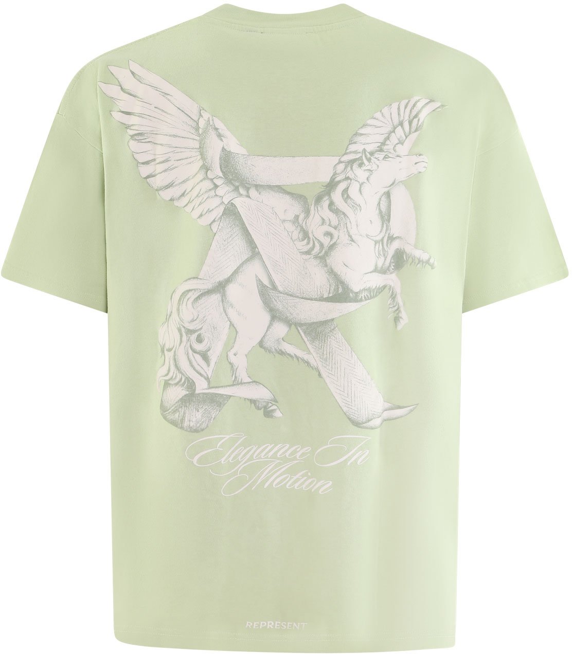 Represent Heren EleganceInMotion T-Shirt Groen Groen