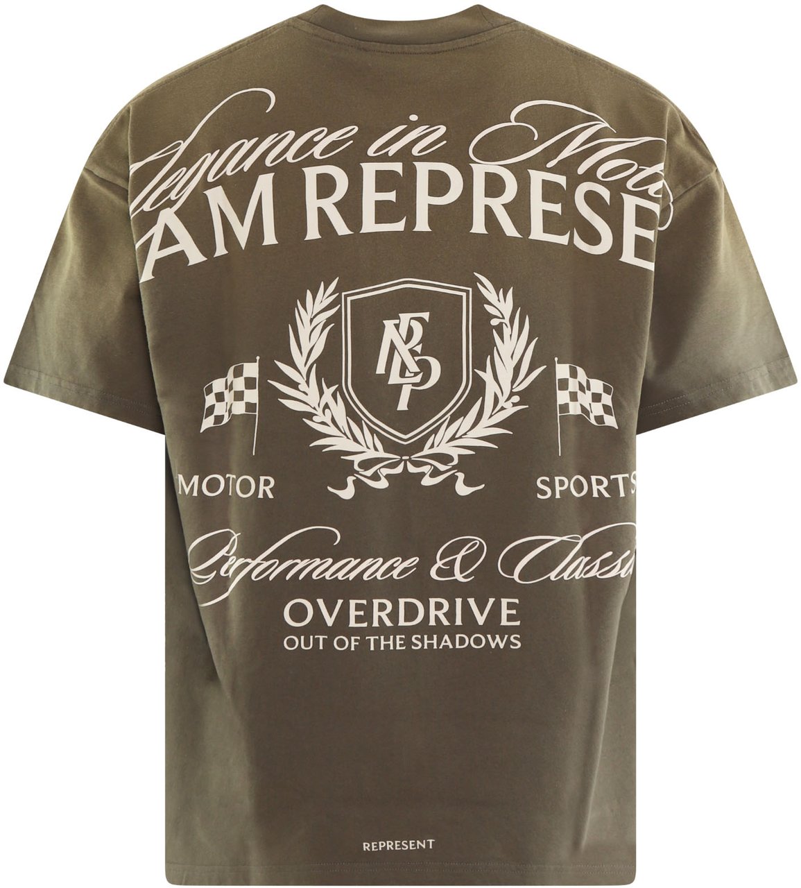 Represent Heren Crest T-Shirt Beige Beige