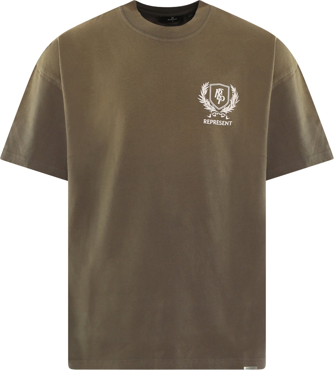 Represent Heren Crest T-Shirt Beige Beige