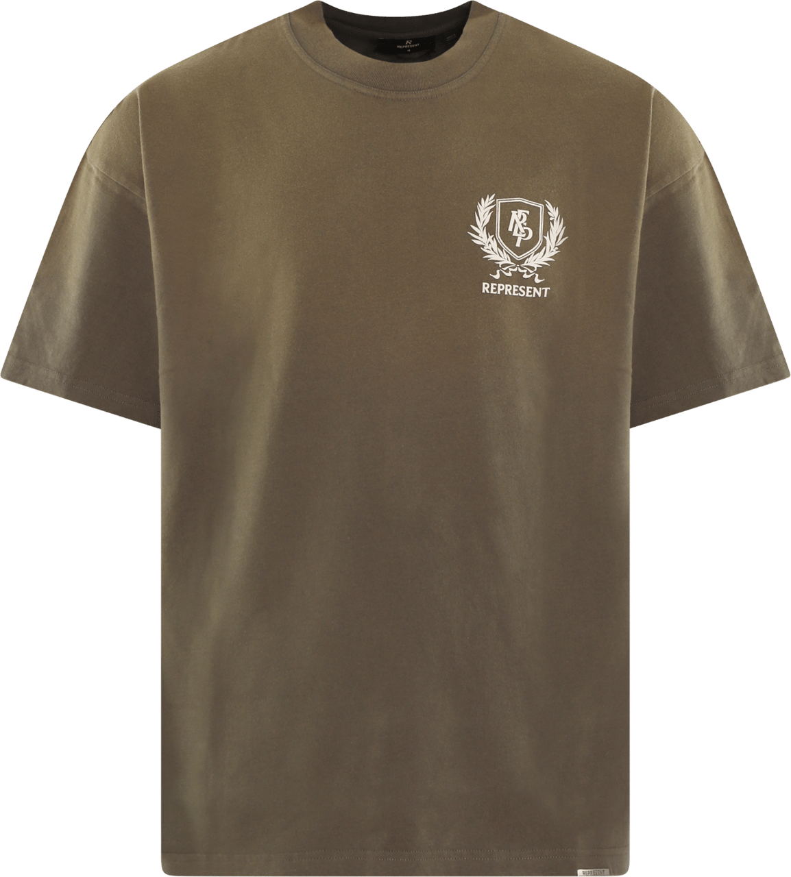 Represent Heren Crest T-Shirt Beige Beige