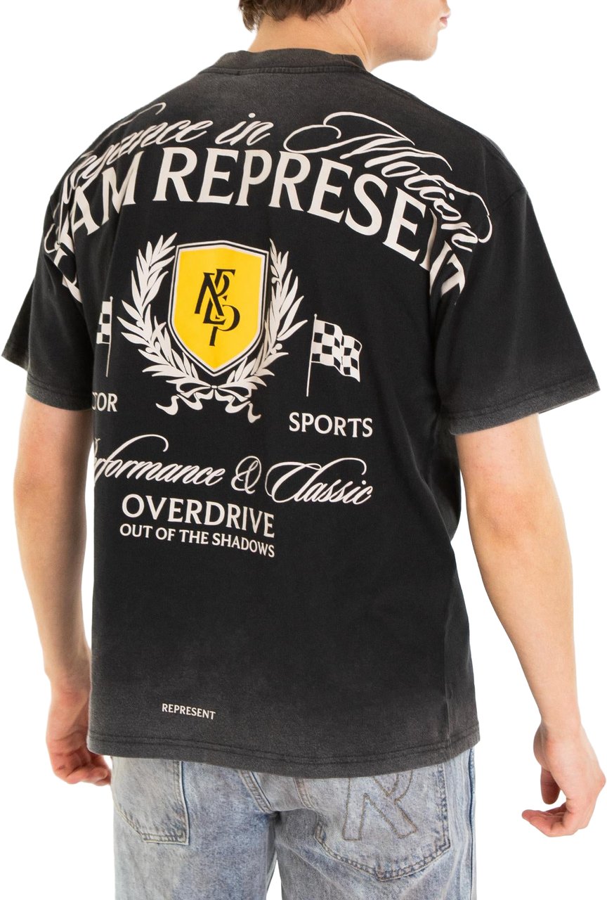 Represent Heren Crest T-Shirt Zwart Zwart