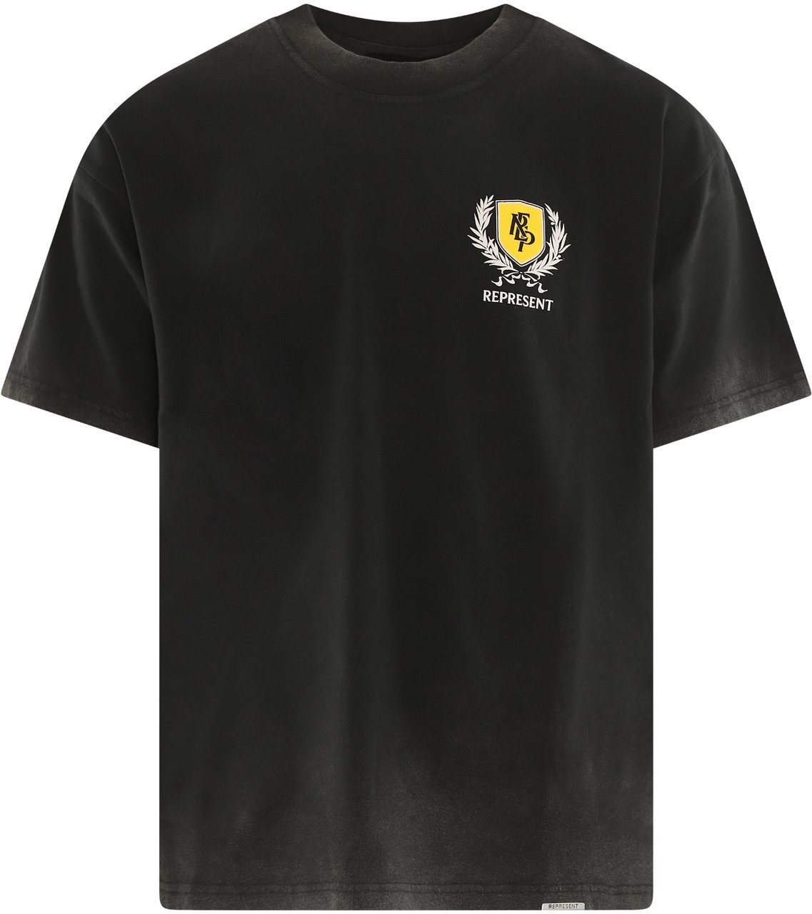 Represent Heren Crest T-Shirt Zwart Zwart
