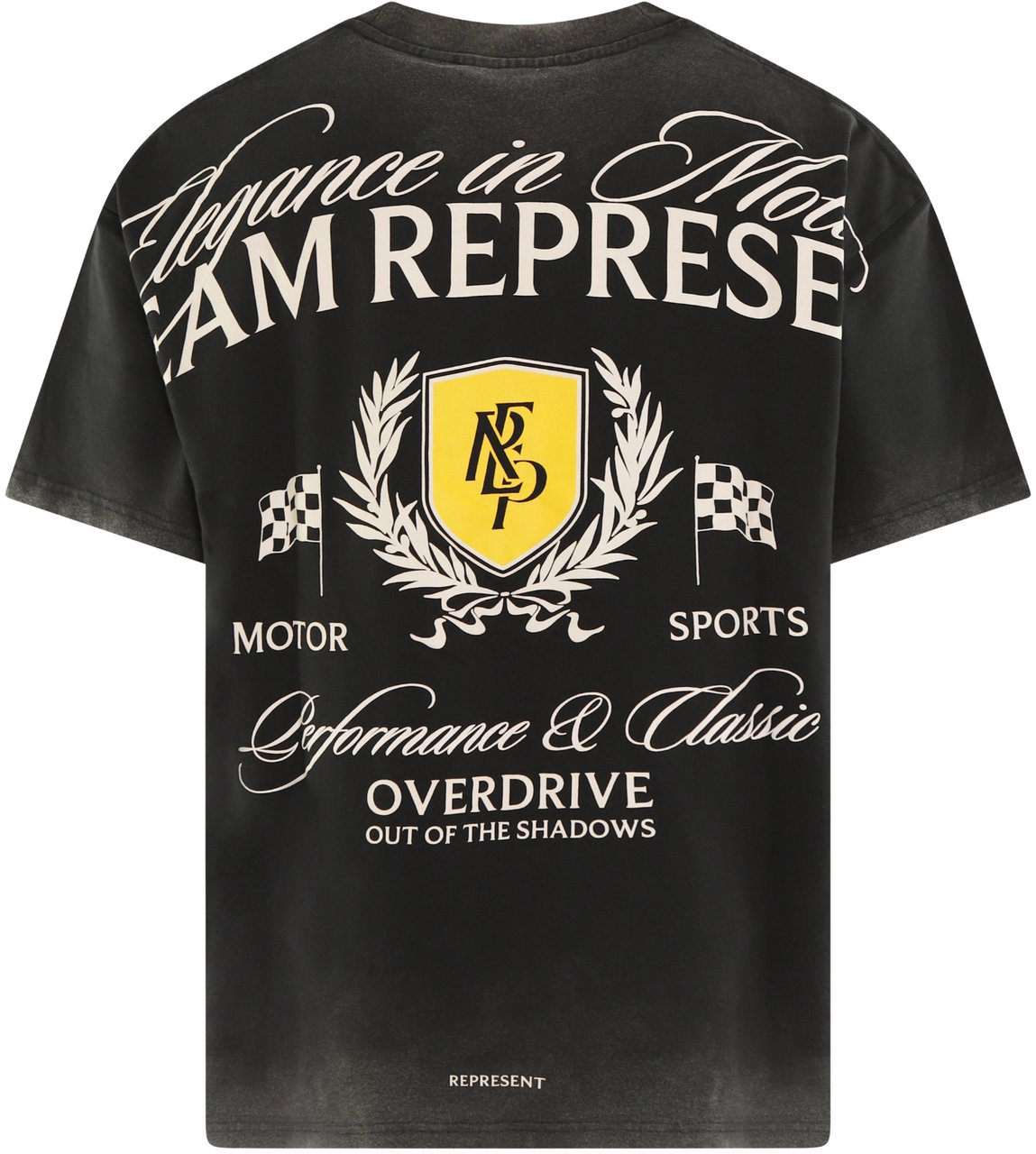 Represent Heren Crest T-Shirt Zwart Zwart