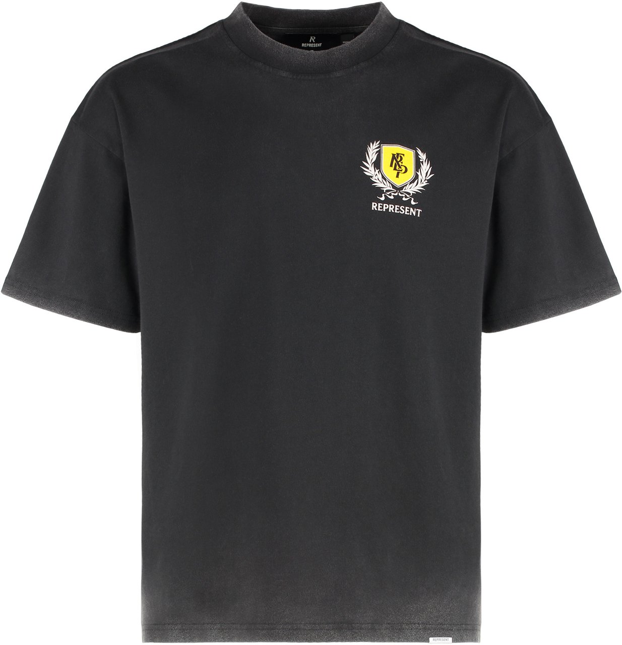 Represent Cotton crew-neck T-shirt Zwart