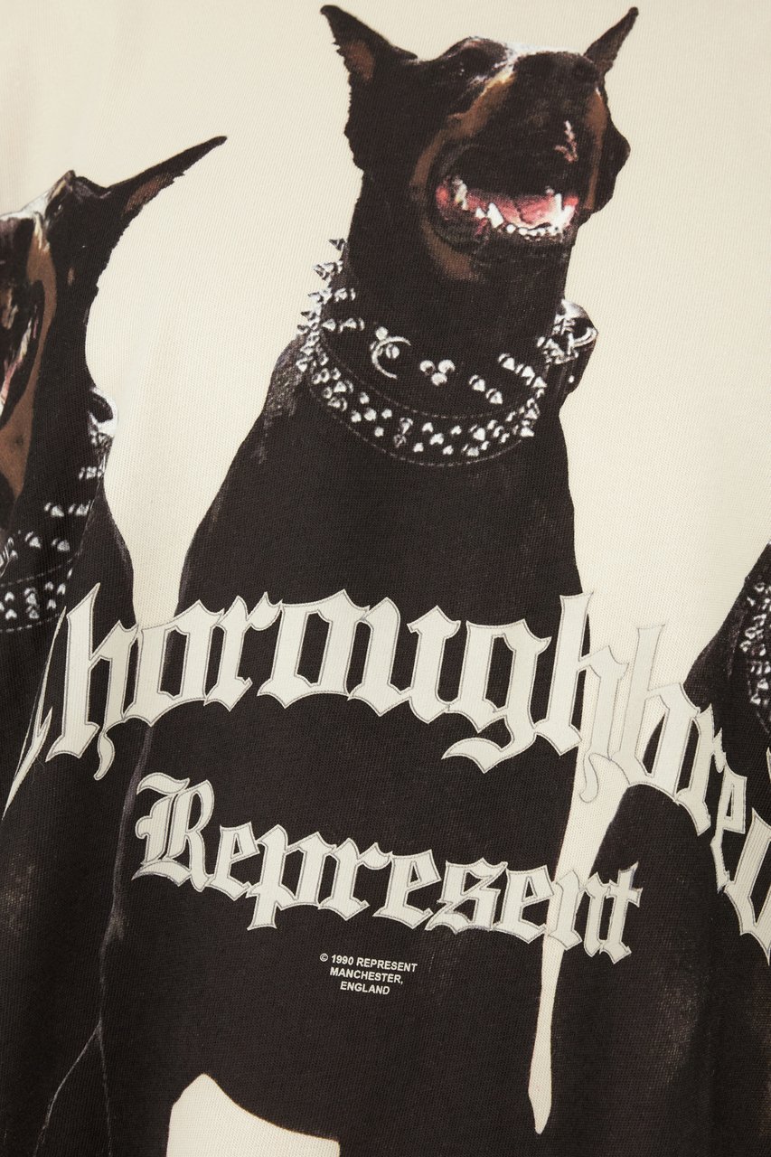 Represent Represent Sand cotton t-shirt Neutraal