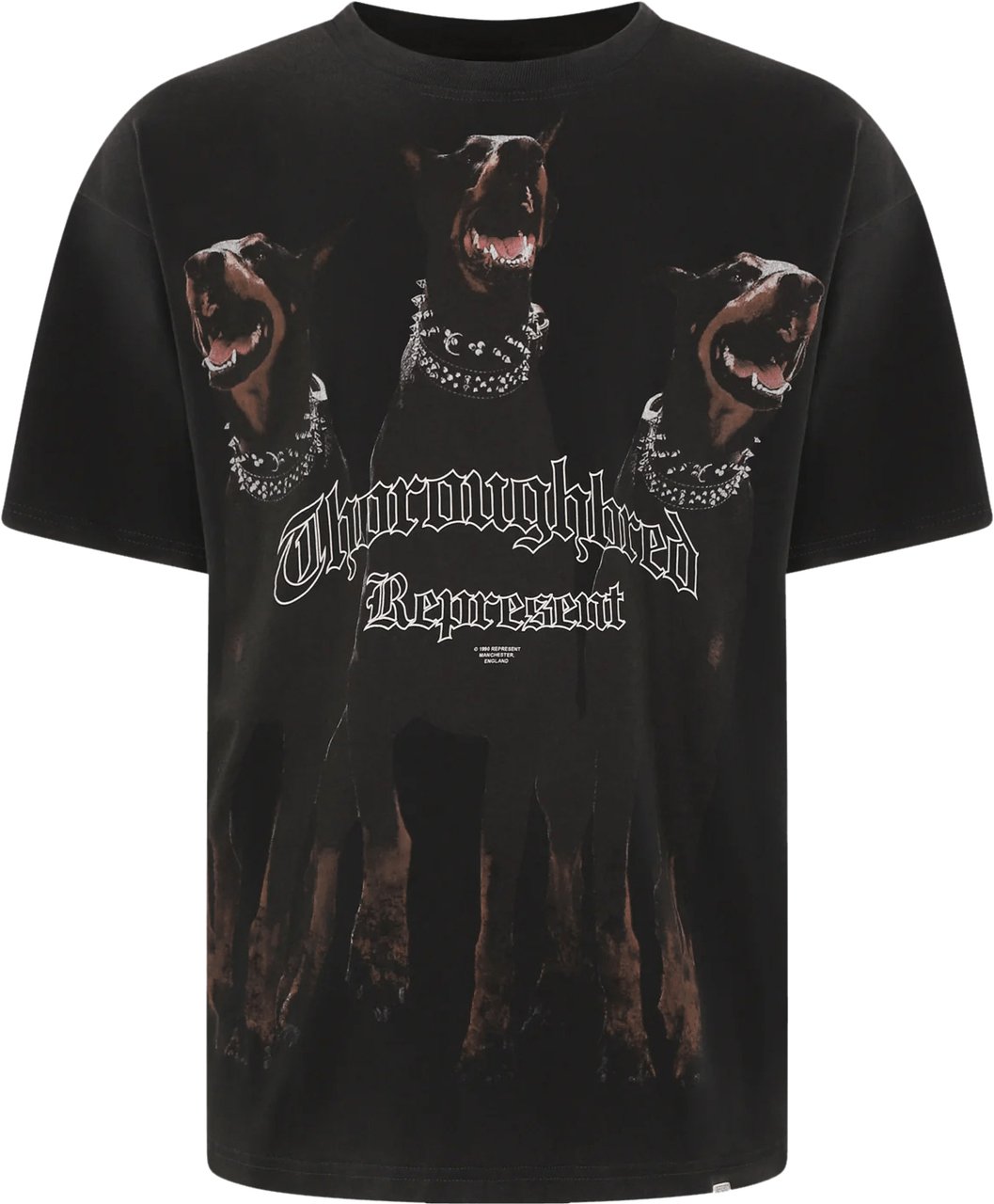 Represent Heren Thoroughbred T-Shirt Zwart Zwart