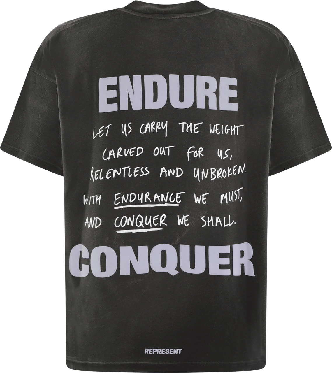 Represent Heren Atlas T-Shirt Zwart