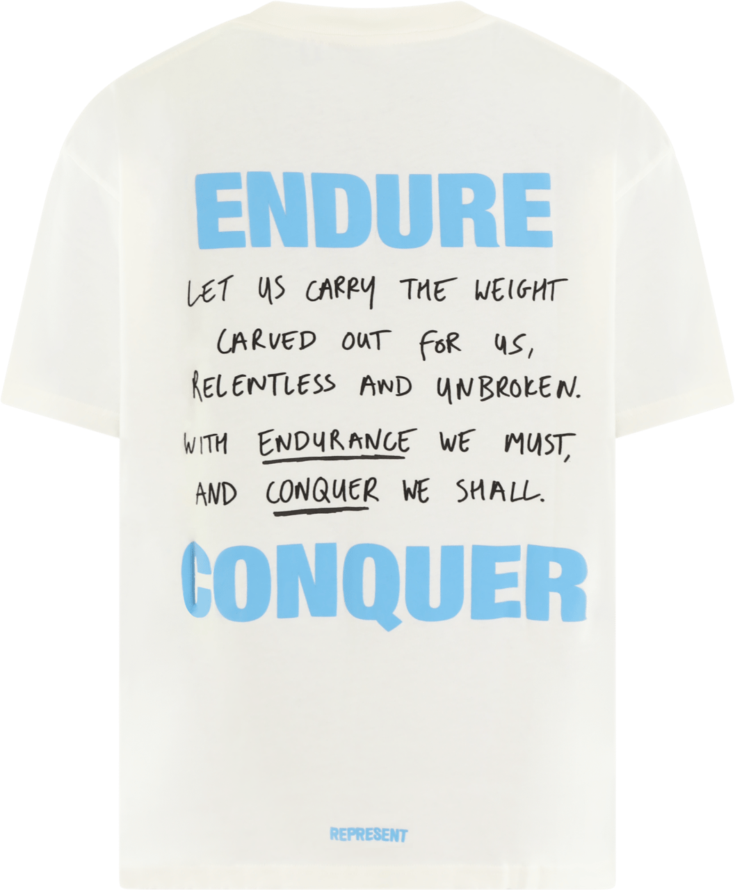 Represent Heren Atlas T-Shirt Wit