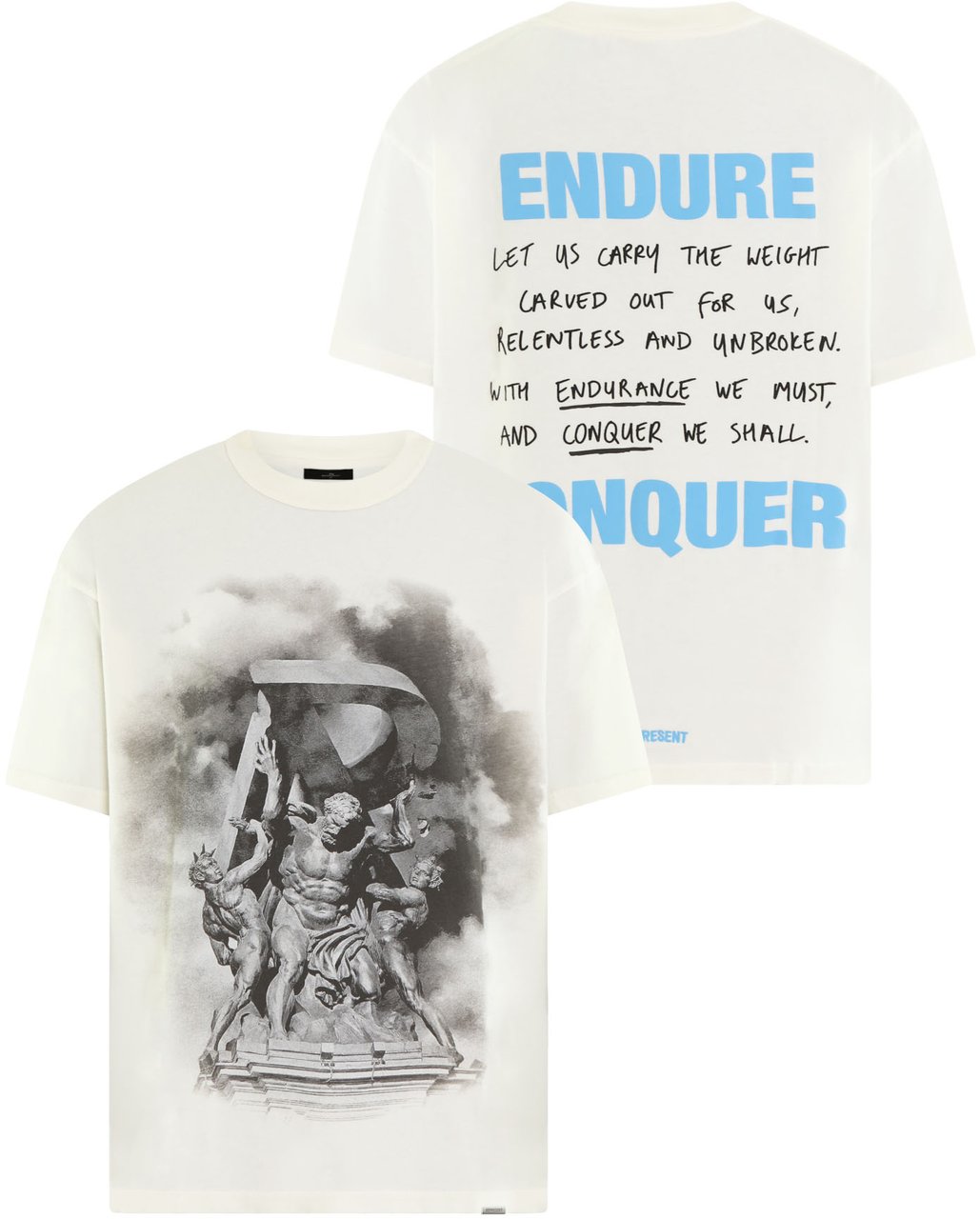 Represent Heren Atlas T-Shirt Wit