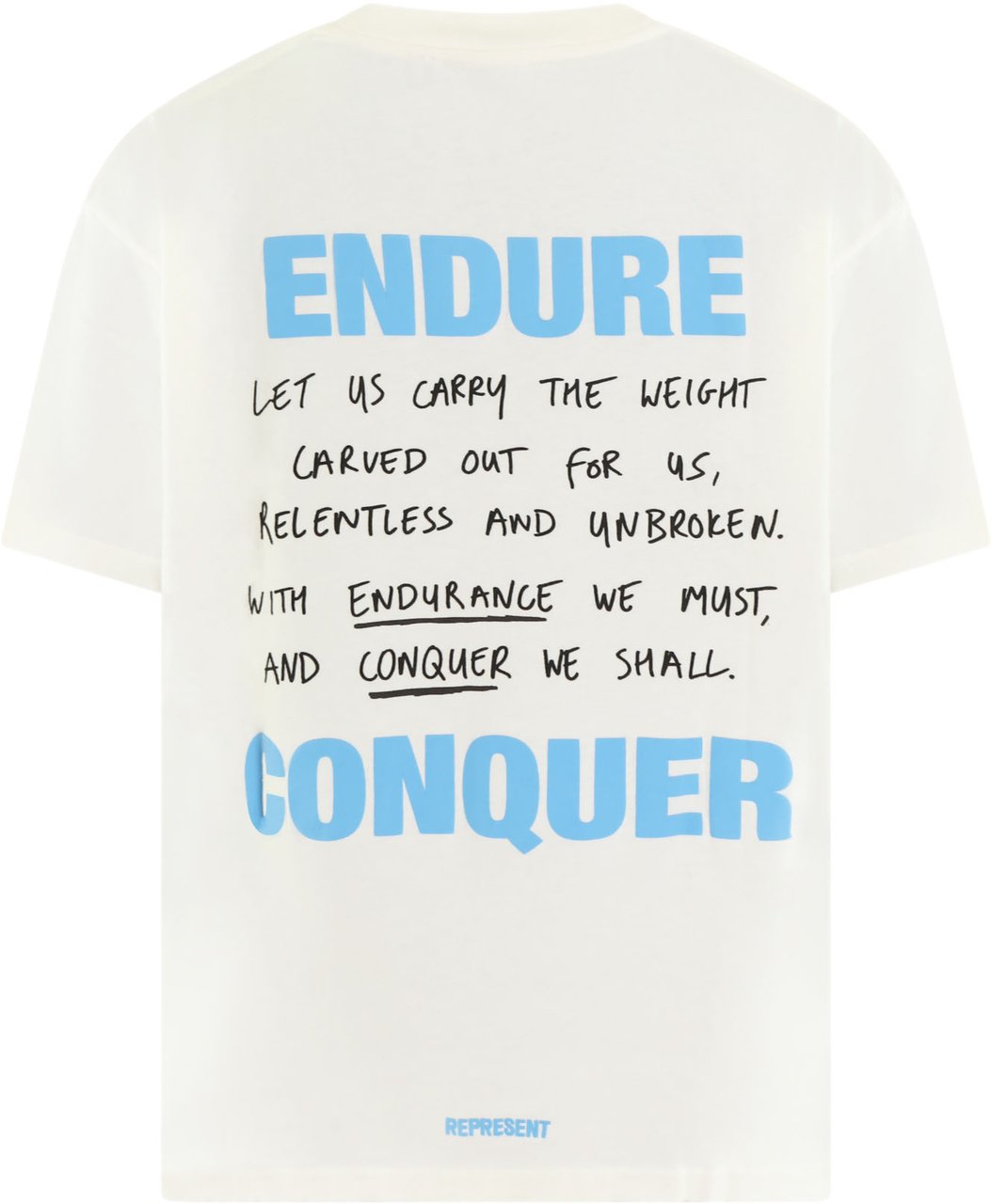 Represent Heren Atlas T-Shirt Wit