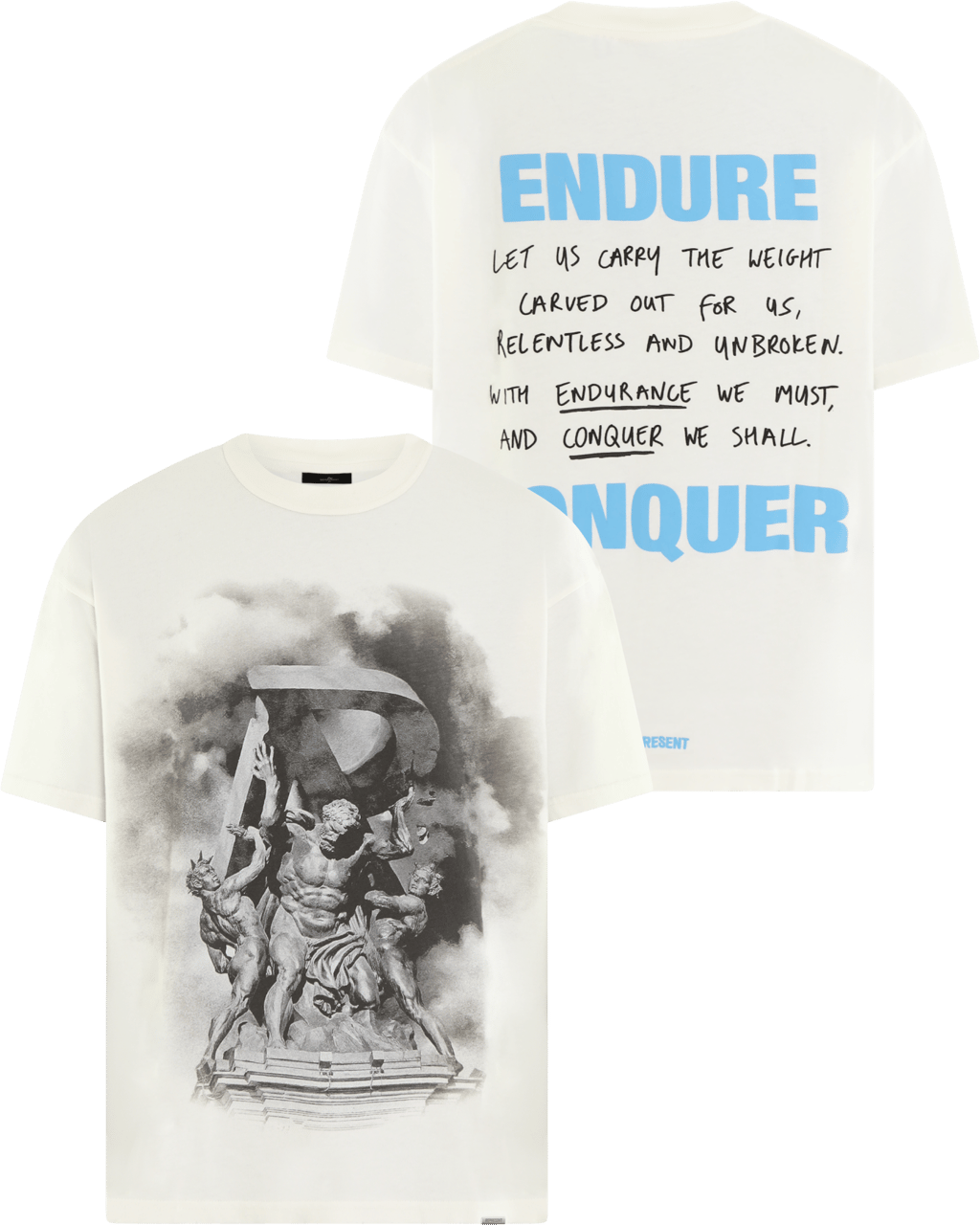 Represent Heren Atlas T-Shirt Wit