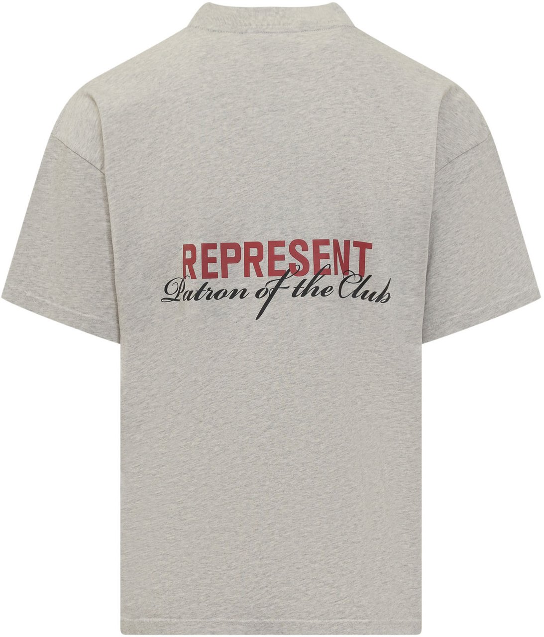 Represent T-Shirt In Cotone Con Stampa Minimal Lichtgrijs