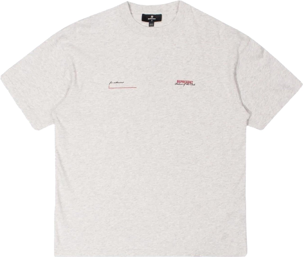 Represent Heren Patron Of The Club T-Shirt Grijs