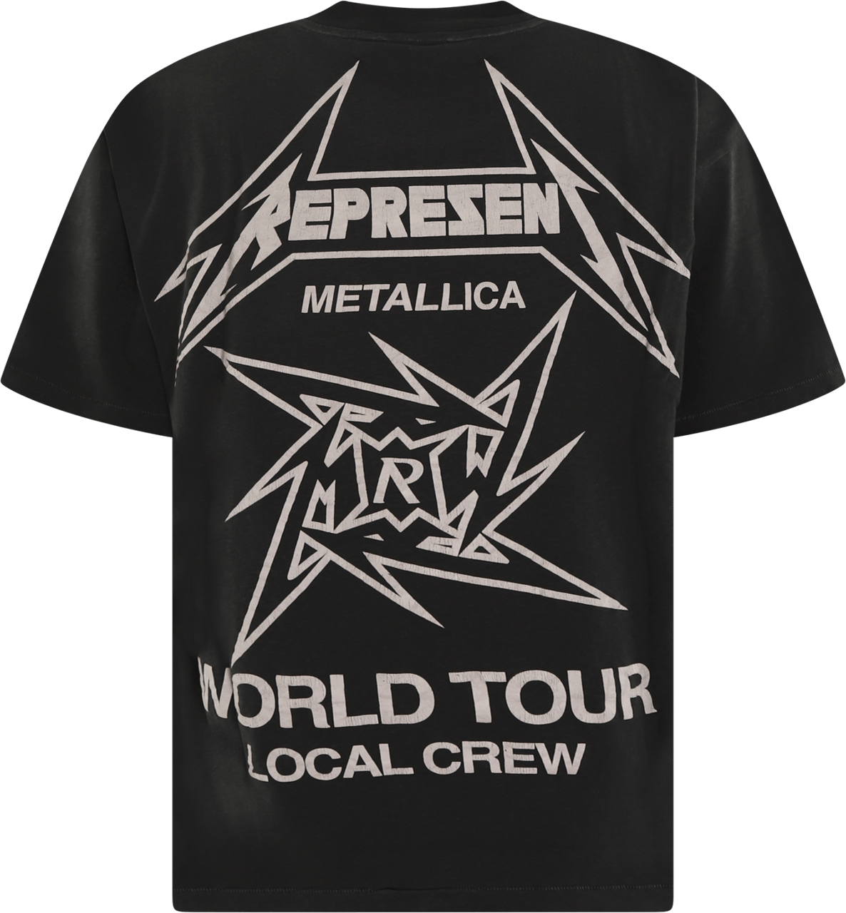 Represent Heren Metallica 40Year T-Shirt Zwart Zwart