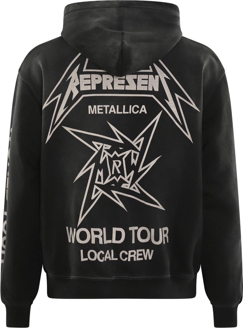Represent Heren Metallica 40 Yrs Hoodie Zwart Zwart