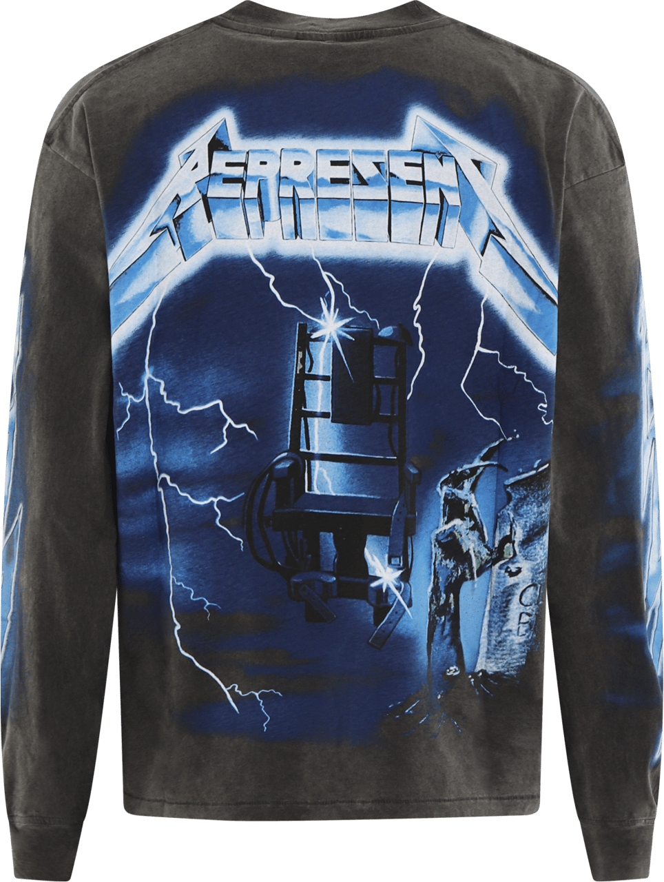 Represent Heren Metallica Ride Shirt Zwart Zwart