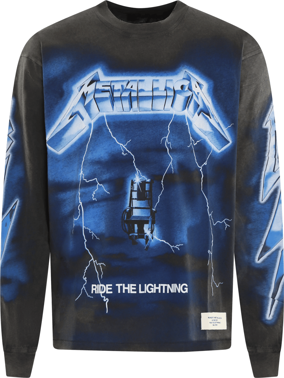 Represent Heren Metallica Ride Shirt Zwart Zwart