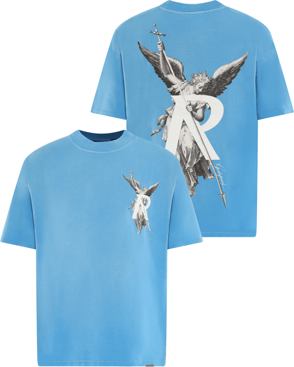 Represent Heren Archangel T-Shirt Blauw