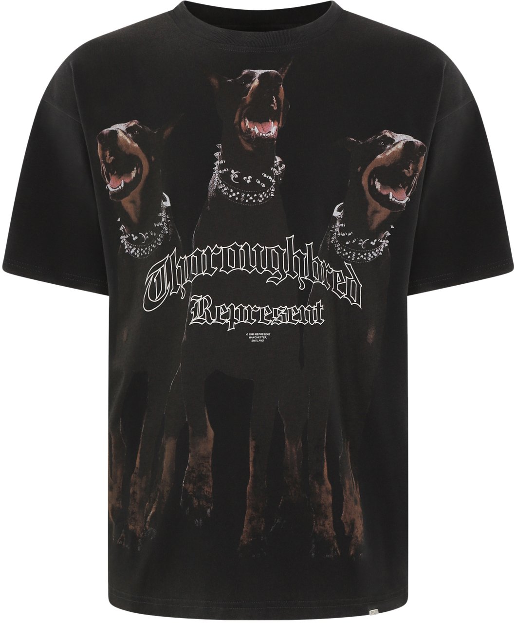 Represent Heren Thoroughbred T-Shirt Zwart Zwart