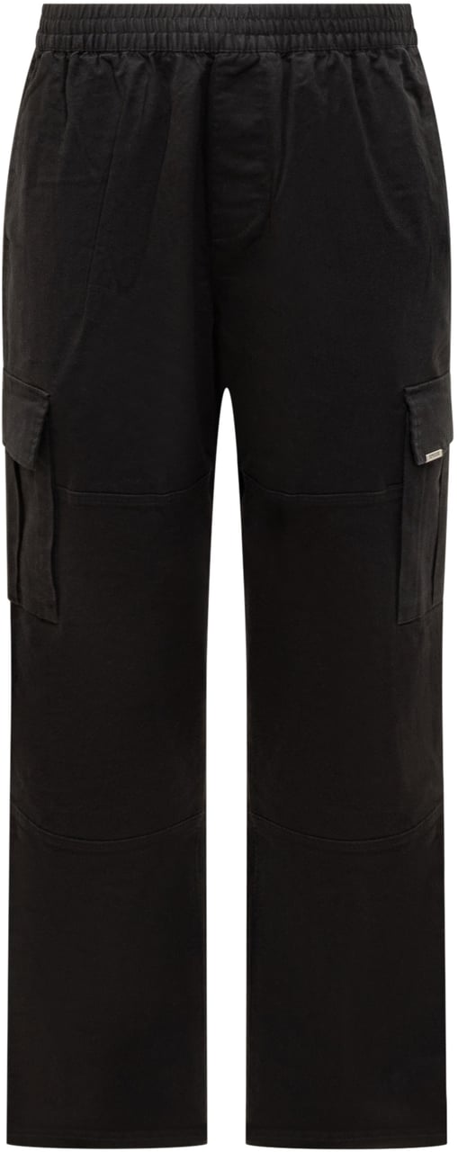 Represent Represent Pantaloni Cargo Neri con Tasche Laterali Zwart