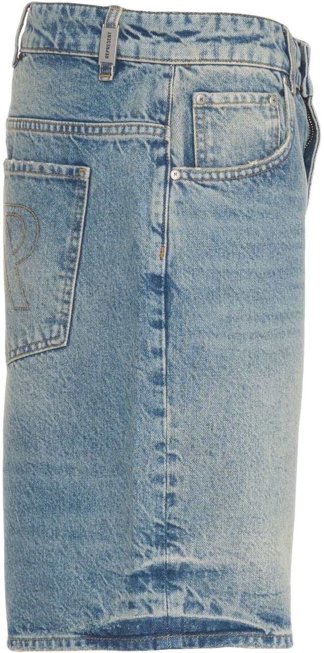 Represent Denim bermuda shorts Blauw