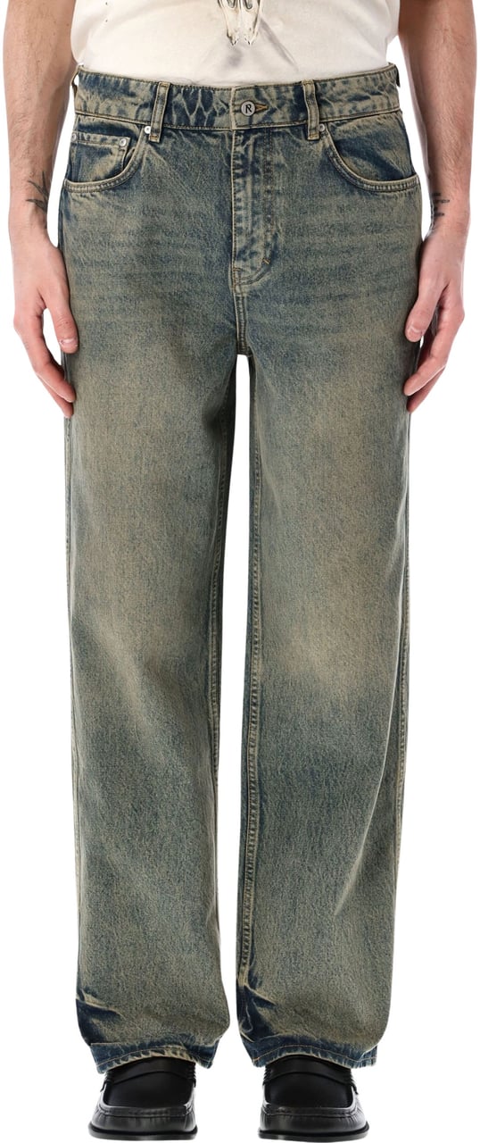 Represent R3 Baggy Denim Blue Cream Blauw