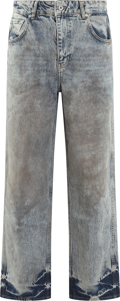 Represent Heren R3 Baggy Denim Blauw Blauw