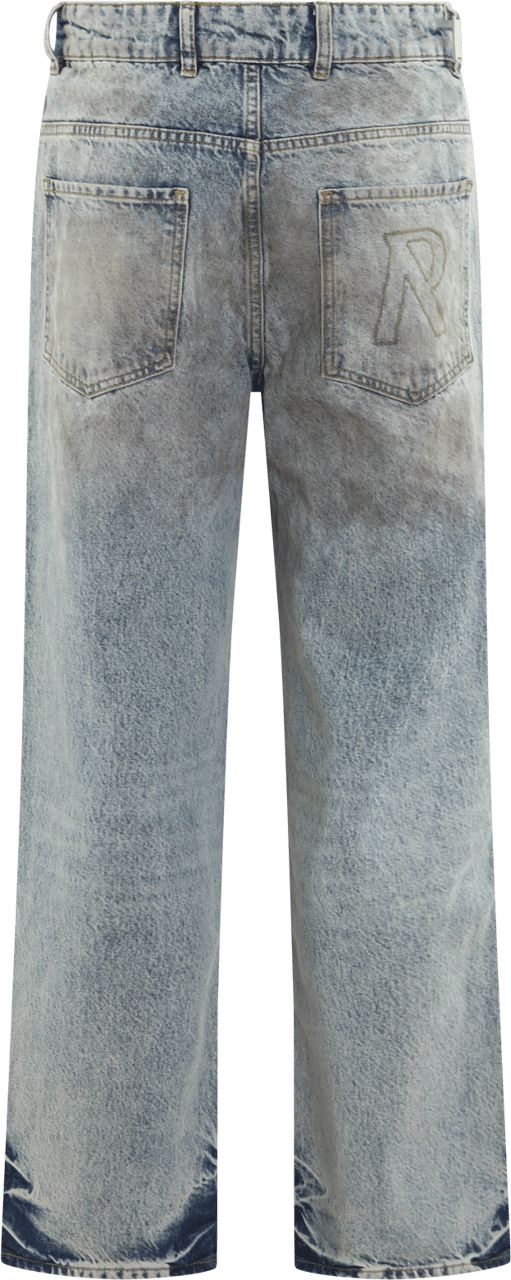 Represent Heren R3 Baggy Denim Blauw Blauw
